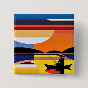 Angling at sunset button