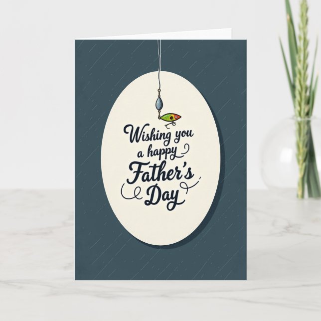 Angling Sweet Fathers Day Card (Front)