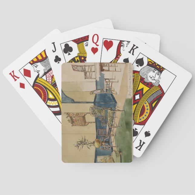 Anglo-Japanese Designs, c.1860 (pen & black ink & Poker Cards (Back)