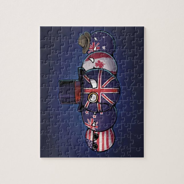 Anglo-Saxon Countryballs Jigsaw Puzzle (Vertical)