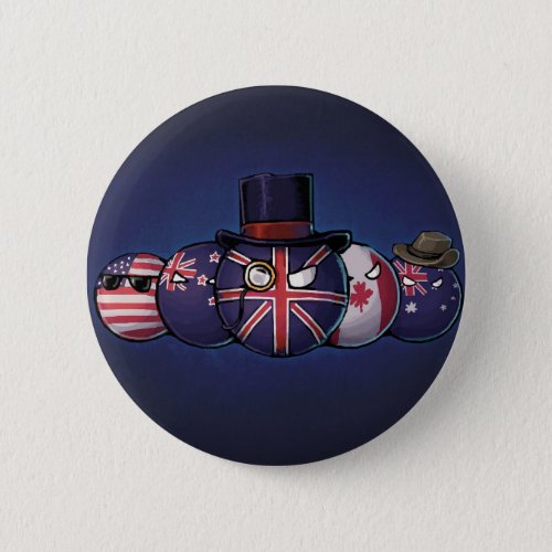 Anglo_Saxon Countryballs Pinback Button