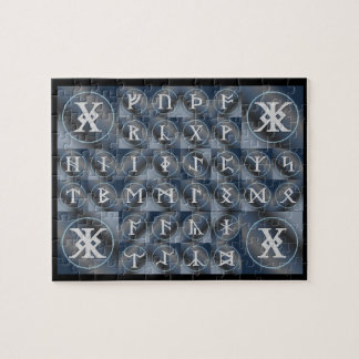 Anglo-Saxon Futhorc Rune Puzzle | runic alphabet