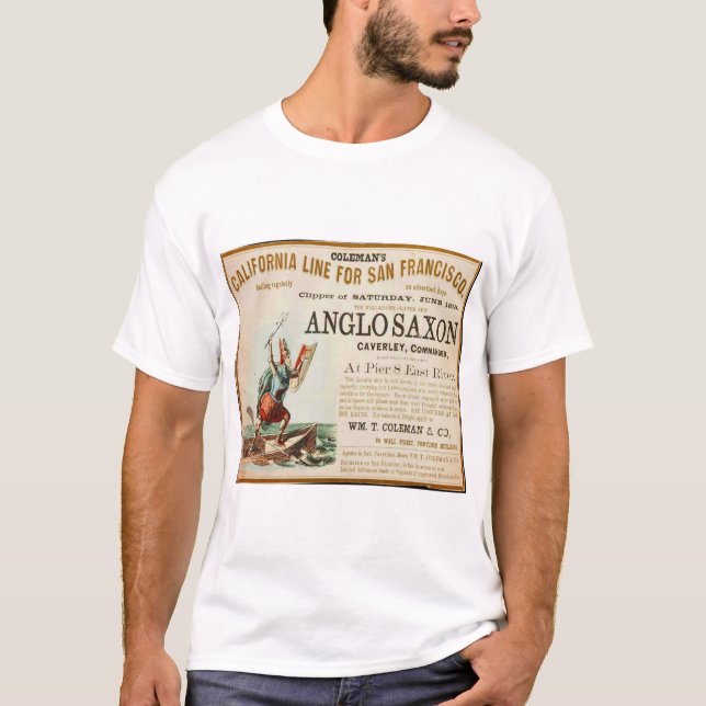 Anglo Saxon vintage Sailing  T-Shirt (Front)