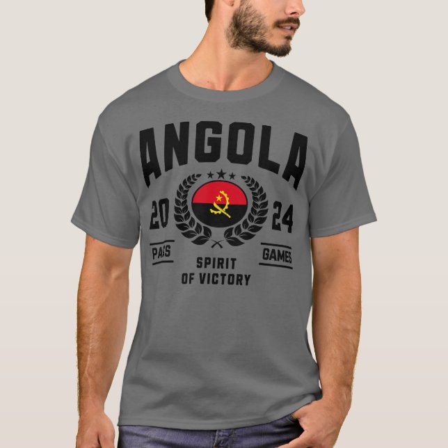 Angola 2024 Sports Lover T-Shirt (Front)