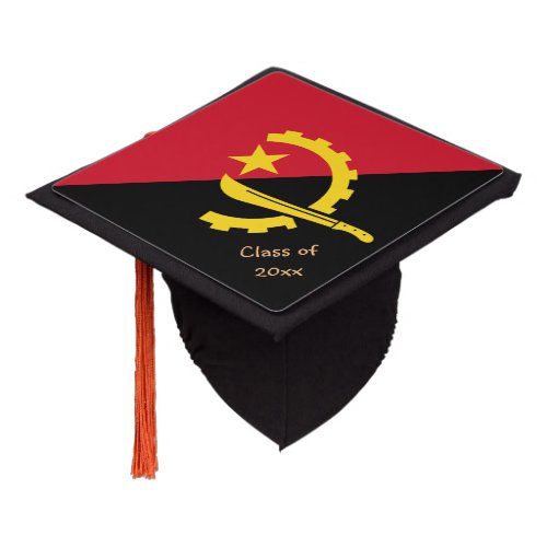 Angola  Angolan Flag _ Students  University Graduation Cap Topper