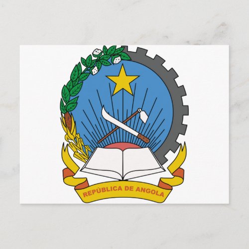 Angola Coat of Arms Postcard