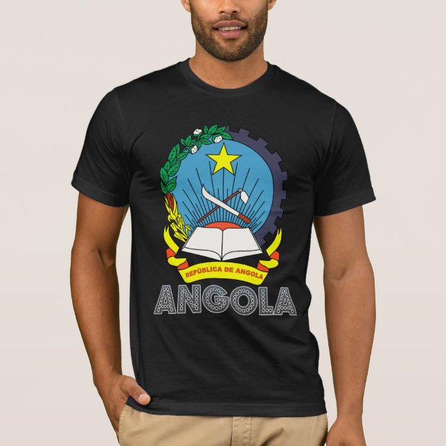 Angola Coat of Arms T-Shirt (Front)