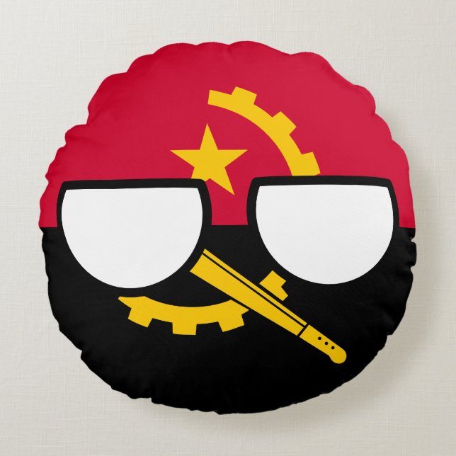 Angola Countryball Pillow (Front)