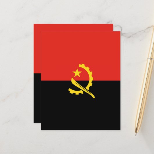 Angola flag (Front/Back In Situ)