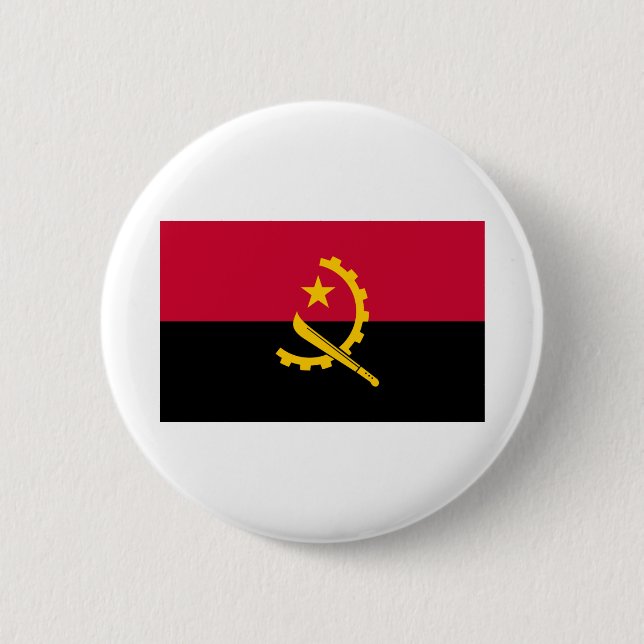 Angola Flag Button (Front)