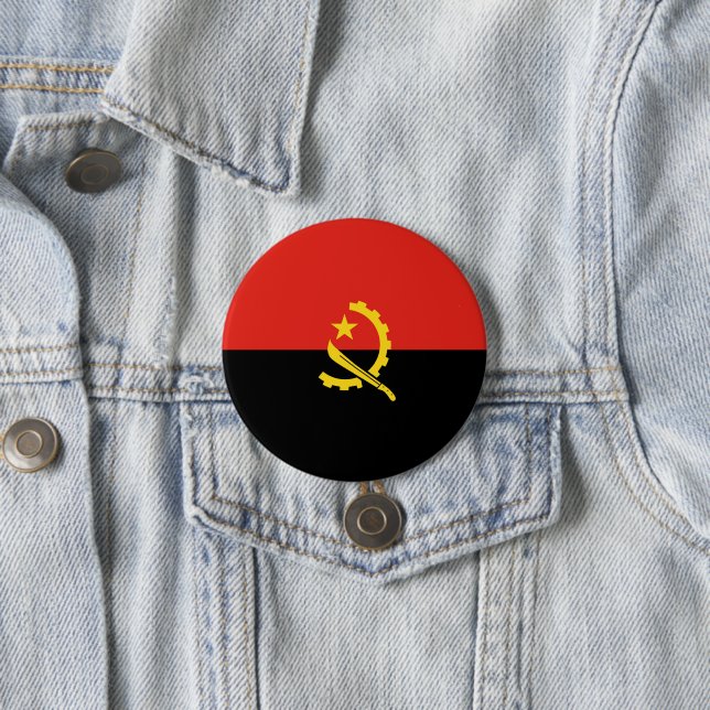 Angola flag button (In Situ)