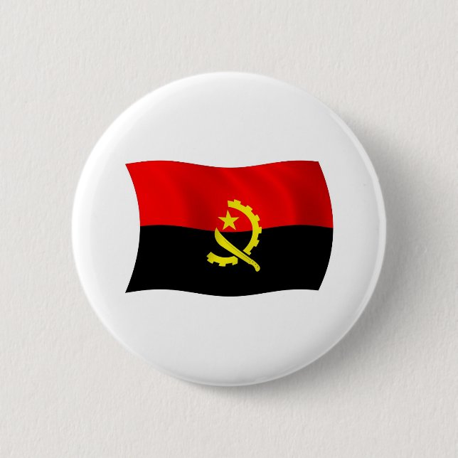 Angola Flag Button (Front)