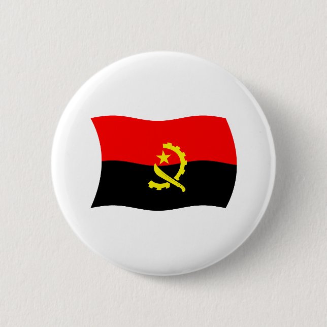 Angola Flag Button (Front)