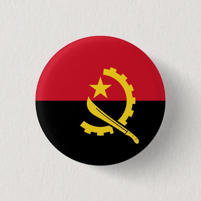 Angola Flag Button (Front)