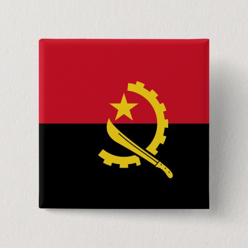 Angola Flag Button