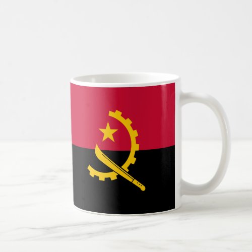 Angola Flag Ceramic Mug