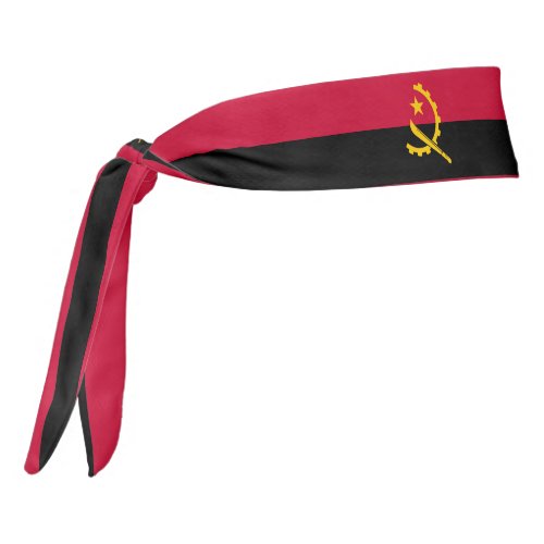 Angola Flag Elegant Patriotic Tie Headband