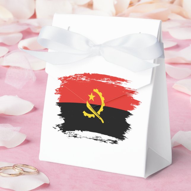 Angola flag favor boxes (Wedding)