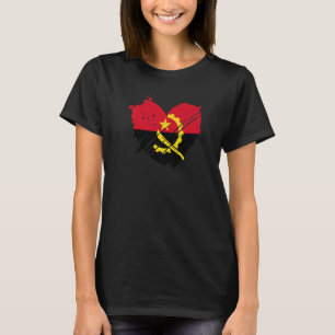 Angola Flag I love Angola It is in my DNA  for Ang T-Shirt