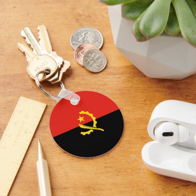 Angola flag keychain (Desk)