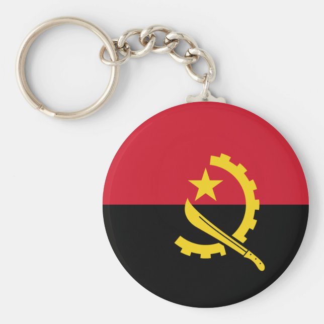 Angola Flag Keychain (Front)