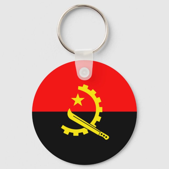 Angola Flag Keychain (Front)
