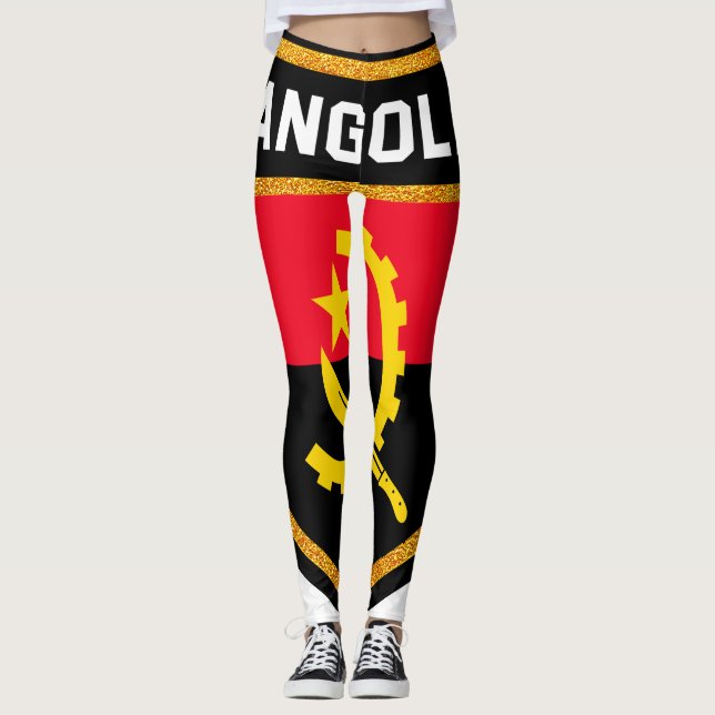 Angola Flag Leggings (Front)