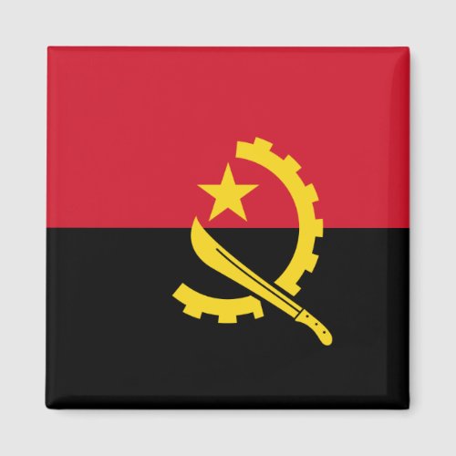 Angola Flag Magnet