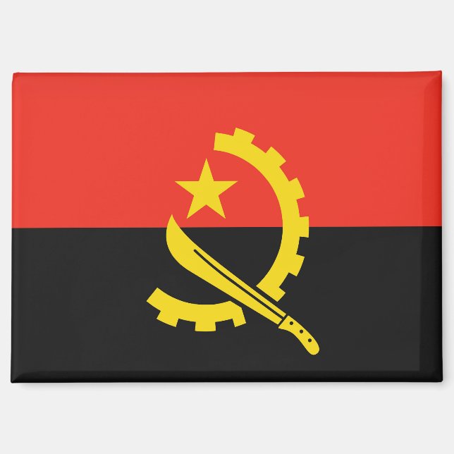 angola flag magnet (Front)