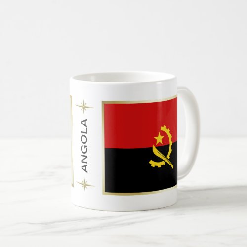 Angola Flag  Map Mug