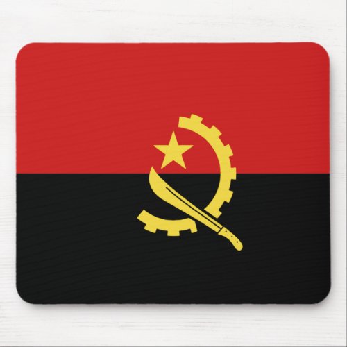 Angola Flag Mousepad