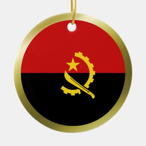 Angola Flag Ornament