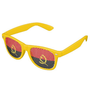 Angola Flag Retro Sunglasses