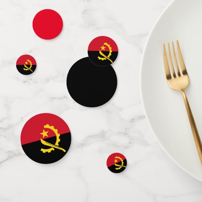 Angola flag Table Confetti (Group)