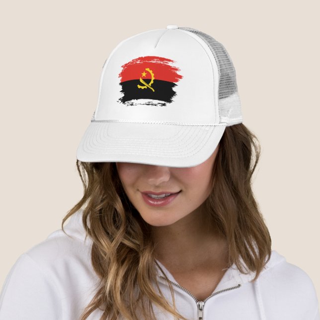 Angola flag trucker hat (In Situ)