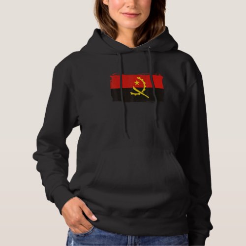 Angola Flag Women Men Kids Hoodie