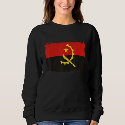 Angola Flag Women Men Kids Sweatshirt