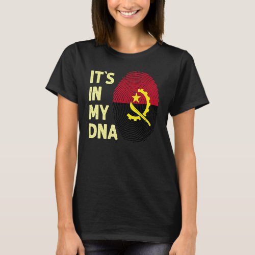 Angola In My Dna Angolan Flag Team Angola 1 T_Shirt