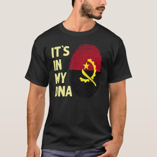 Angola In My Dna Angolan Flag Team Angola 1 T_Shirt