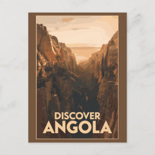 Angola Lubango Travel Art Vintage Postcard