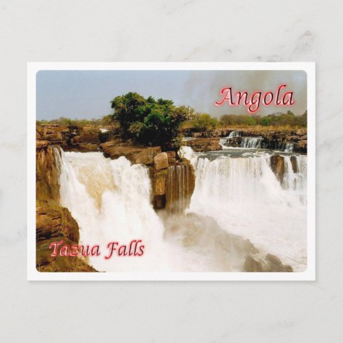 Angola _ Tazua Falls _ Postcard