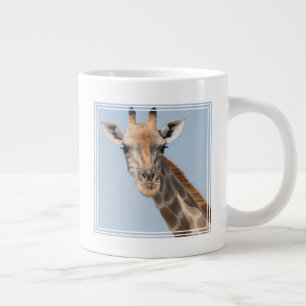 Angolan Giraffe Portrait Giant Coffee Mug