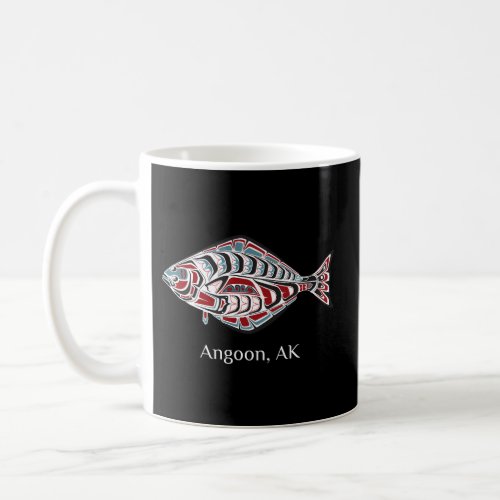 Angoon Alaska Native American Halibut Fisher Coffee Mug