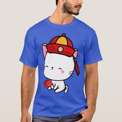 Angora Cat Lunar new year T_Shirt