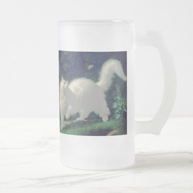 Angora cat mug (Right)