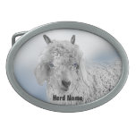 Angora  Goat Belt Buckle