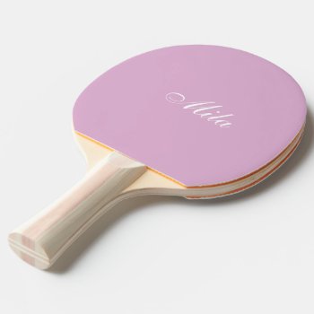 Angora Pink Custom Ping Pong Paddle by LokisColors at Zazzle