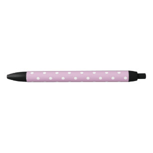 Angora Pink Polka Dot Ink Pen
