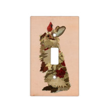 ANGORA RABBIT & CARDINAL