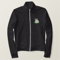 Angora Rabbit Embroidered Jacket Angora Rabbit Embroidered Jacket